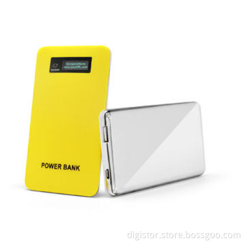 Power bank status, 4,000mAh portable slim design with display charge your phone, MP3/4 players/iPad